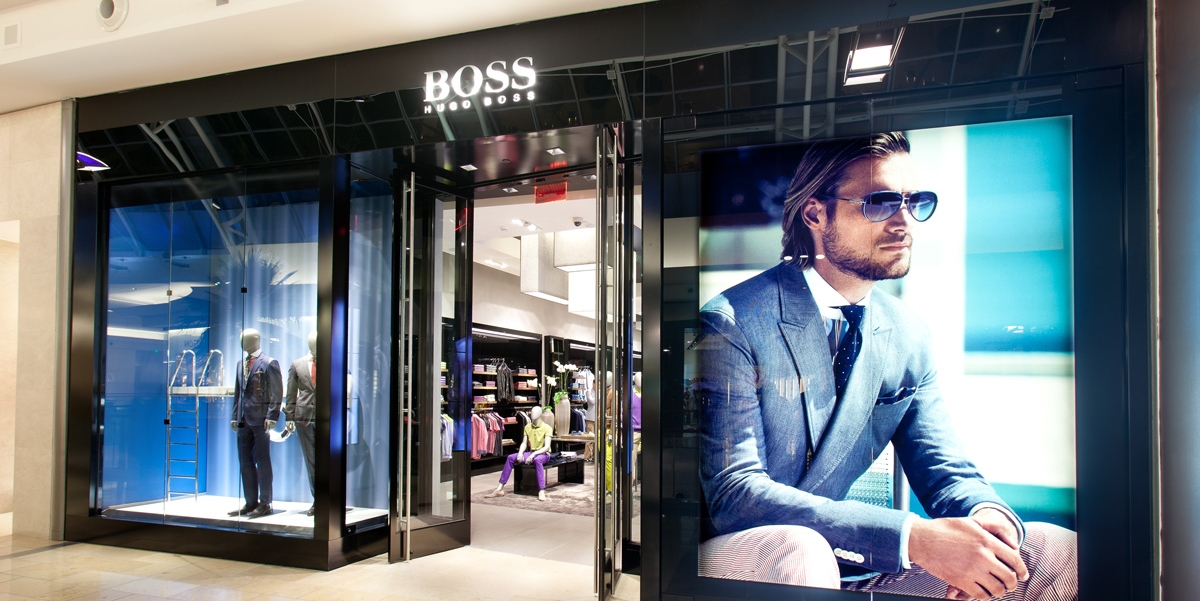 speler Ontoegankelijk zeewier BOSS Hugo Boss Menswear at the Mall at Millenia in Orlando, FL